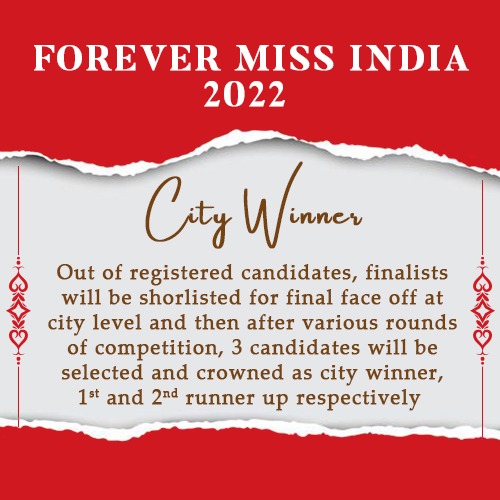 Miss India City Winner